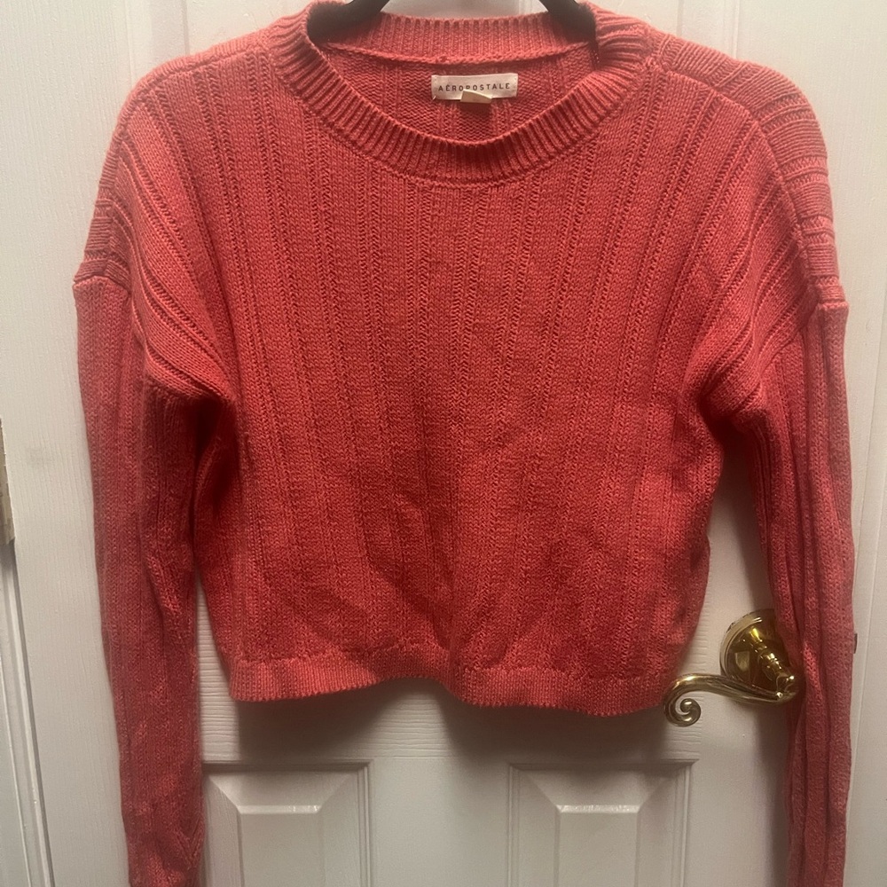 Aeropostale Pink Crew Neck Sweater